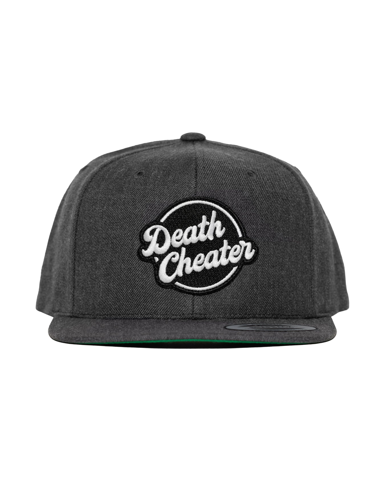 Death Cheater™ Halo Patch Grey Flat Bill Snapback