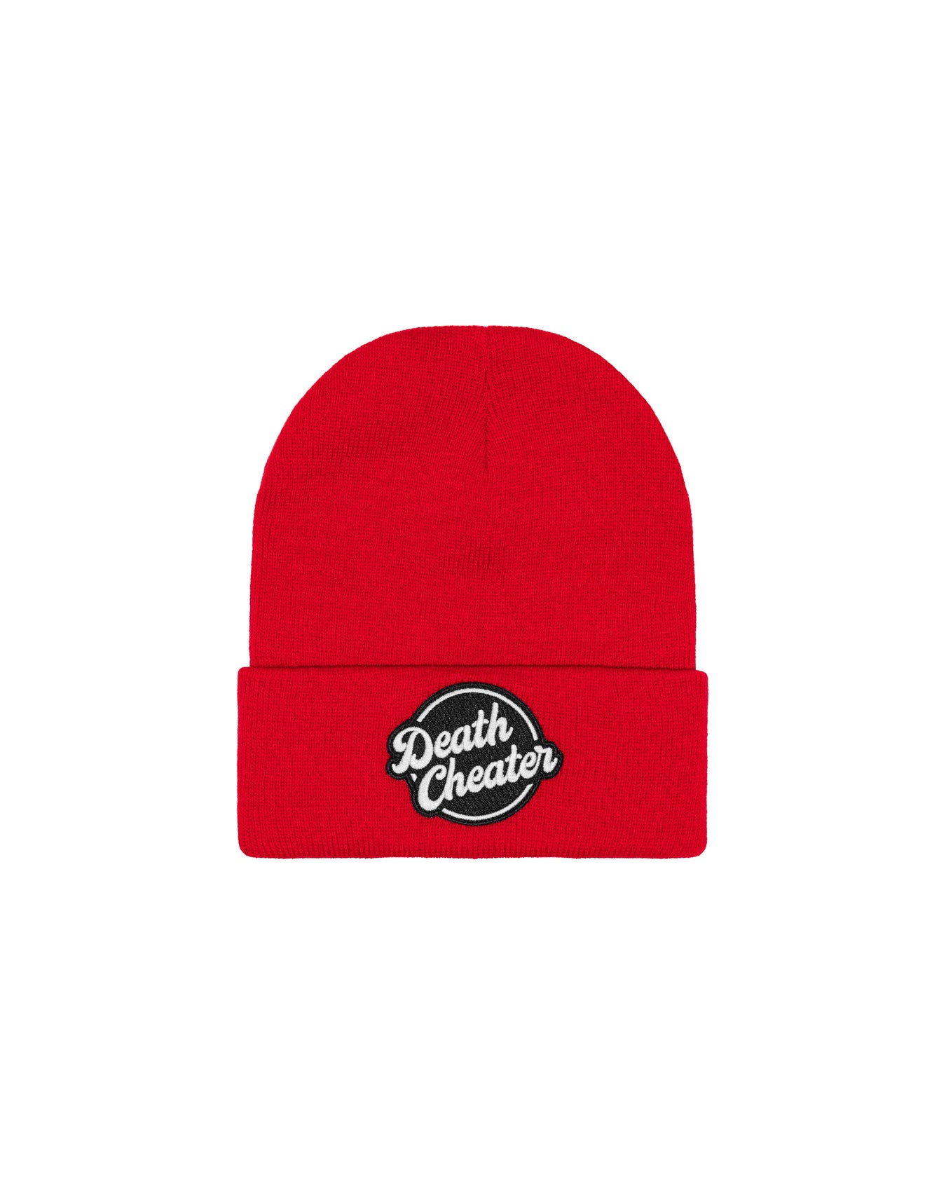 Death Cheater™ Halo Patch Red Beanie