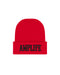 Amplife® Red & Black Beanie Front