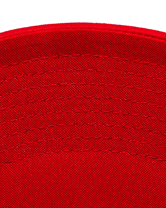 Amplife® Red & White Curved Bill Trucker Snapback Underbill