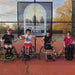 Group portrait of Cincinnati Tennis Foundation advanced wheelchair tennis participants.