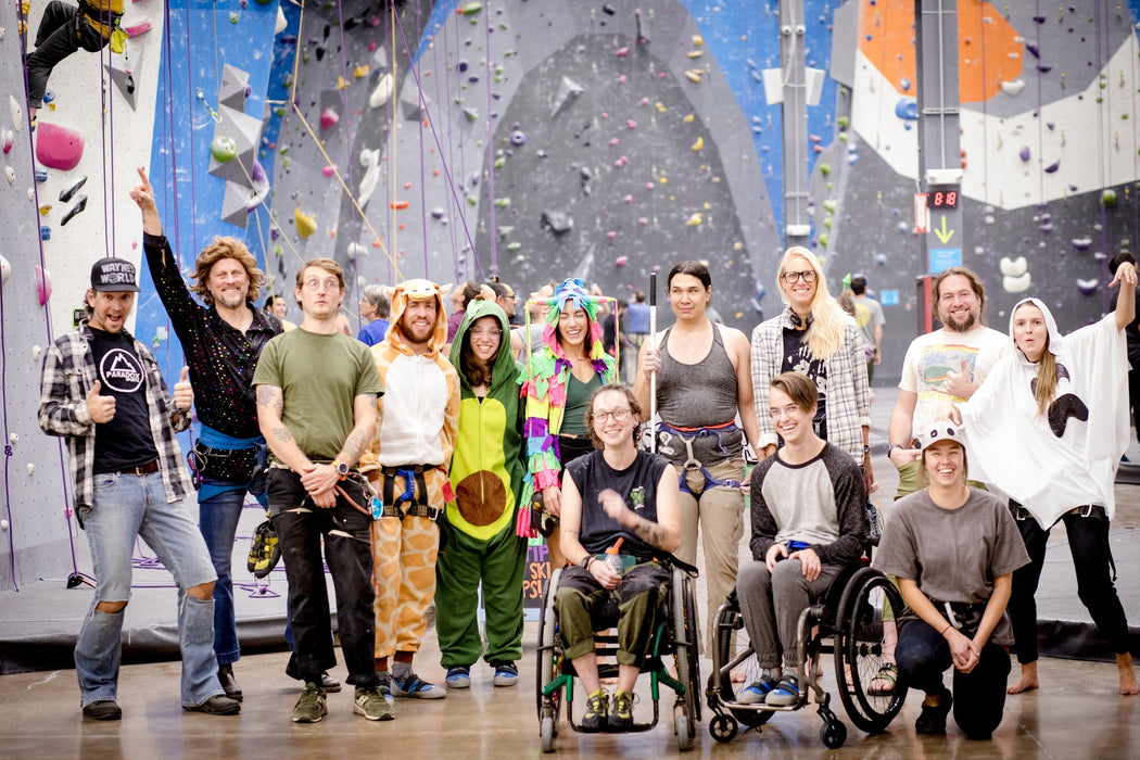 Group of Paradox Sports climbers.