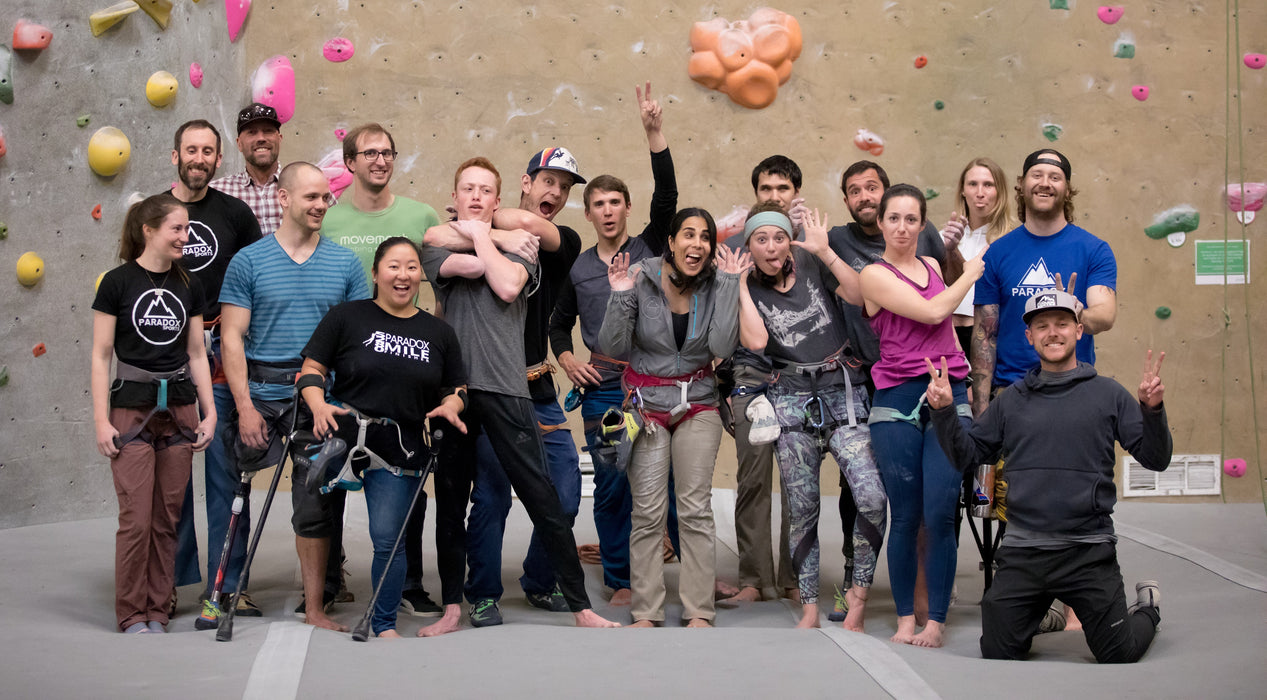 Group of Paradox Sports climbers.