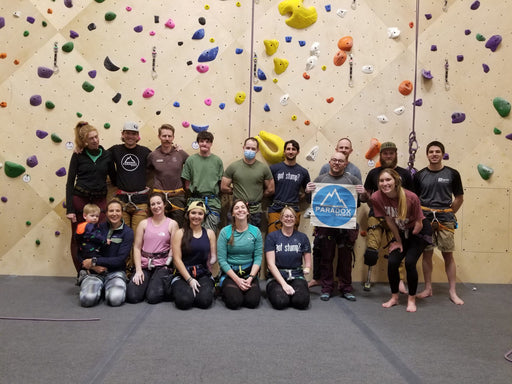 Group of Paradox Sports climbers.