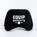 Front of Equip Products Black Small LapMat™ on a white background.